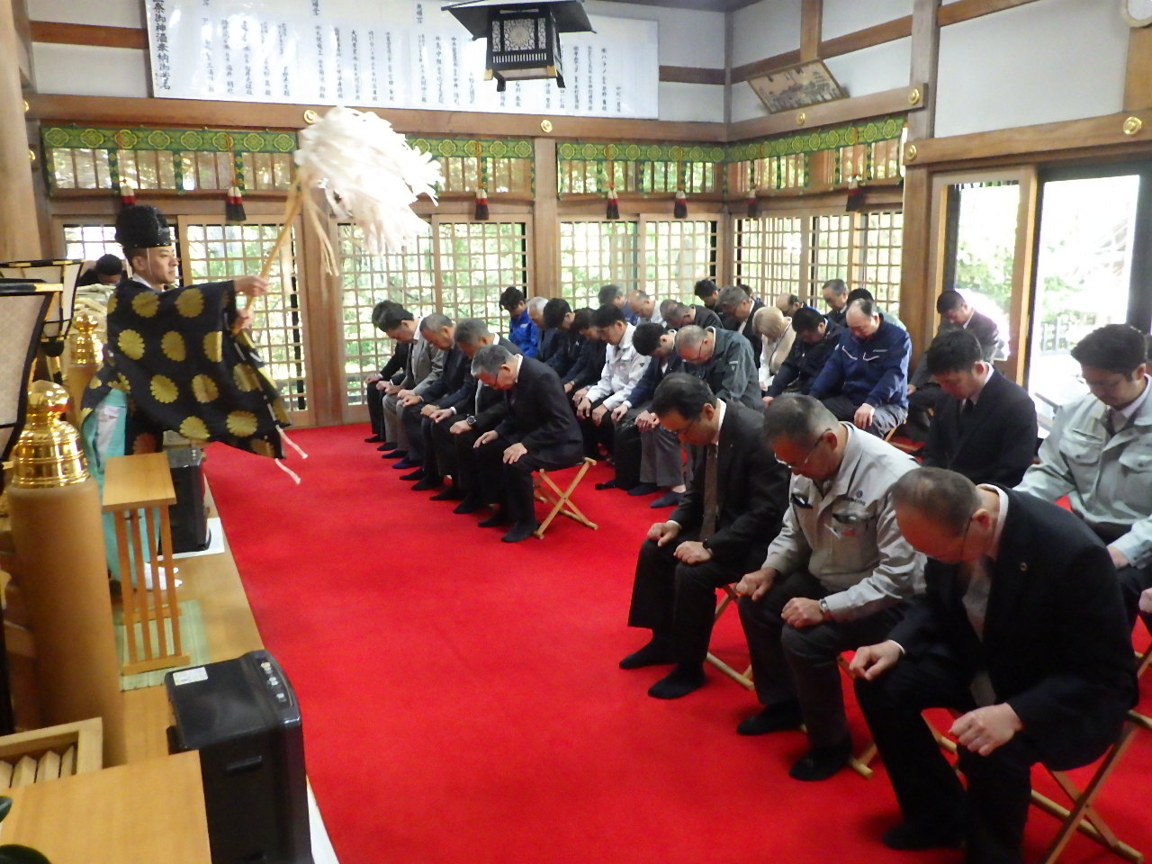 安全祈願祭を実施しました《白石区災害防止協力会》